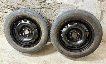Plechové disky Škoda r14 s letnými pneumatikami