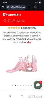 Hojdačka so šmýkačkou