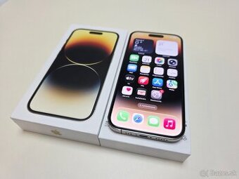 APPLE IPHONE 14 PRO 128GB GOLD,ZDRAVIE BATERKY 100%