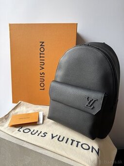 Originál 2900€ LOUIS VUITTON Aerogram Takeoff kožený ruksak