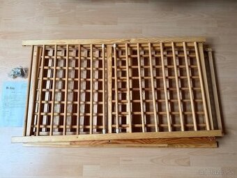 Detská drevená POSTIEĽKA 60x120 a madrac Materasso TOP 