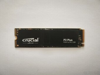 Crucial P3 Plus 2TB, M.2 2280, NVMe (nepoužité)