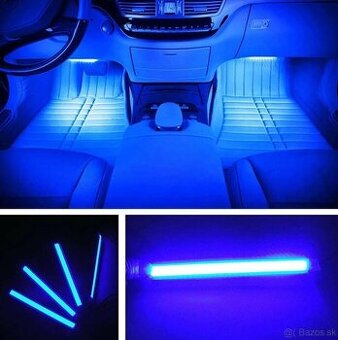 LED ambientne podsvietenie do auta s ovládaním na USB/12V