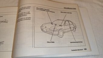 HONDA CIVIC 5 EG EH uživatelská příručka - návod na obsluhu