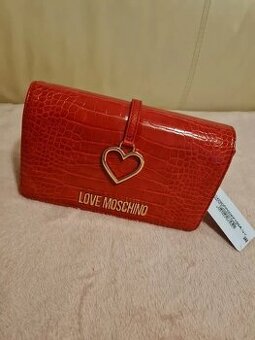 Červená kabelka Moschino