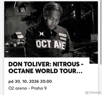 📢 DON TOLIVER v Prahe (O2 arena)
