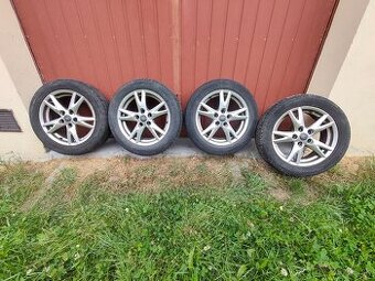 Alu disky 16" 5×108 ET35 6.5J + pneumatiky 205/55 R16 FORD