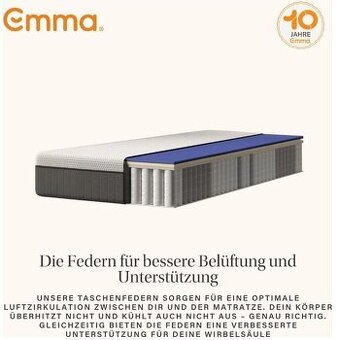 Emma Hybrid taštičkový matrac 160x200 cm – nový