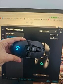 Logitech G903 Lightspeed Hero herná myš gaming mouse wireles