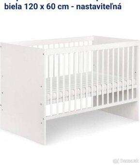 Detska postielka 120x60 s matracom