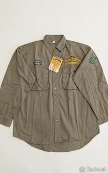 Košeľa camel trophy adventure wear hnedá košela S
