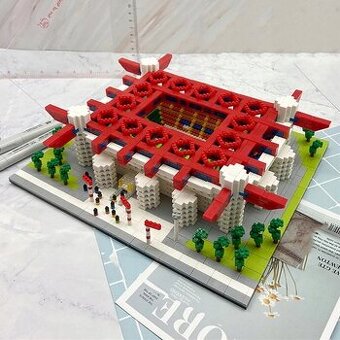 Futbalovy stadion San Siro-Milan 3987 ks stavebnica