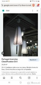 Stropná lampa Ikea Torna