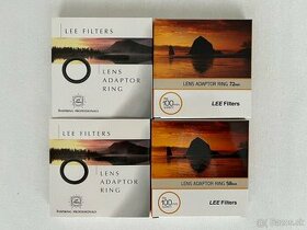 LEE filter adaptačné krúžky 58mm, 72mm a 77mm W/A