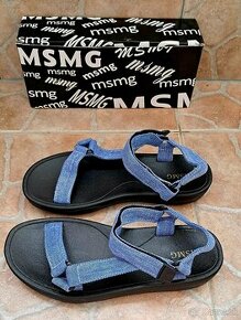 Dámske športové sandále MSMG, veľkosť 37, modré