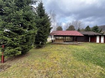 DOMAŠA časť DOBRÁ - CHATA  na podnikanie. POZEMOK 817 m2.Od 