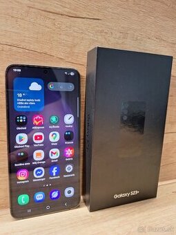 Samsung Galaxy S23 Plus 5G, 256gb, Black, PREDÁM - VYMENÍM