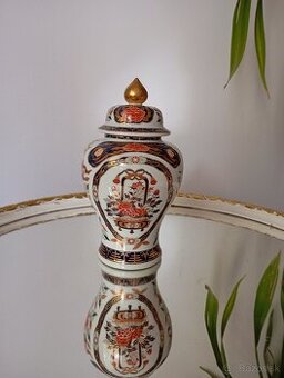 Japonská porcelánová dóza imari
