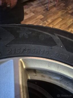 Predam 4 zimne gumy na diskoch 215/65 R16 98H - 1