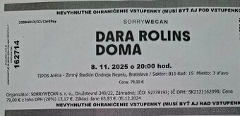 DARA ROLINS- 8.11. ZLACNENÁ VSTUPENKA