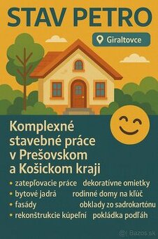 Hrubá stavba, komplexne stavebné práce