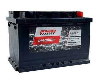 Predám NOVÚ auto batériu PROAUTO Premium 12V 74Ah 680A - 1