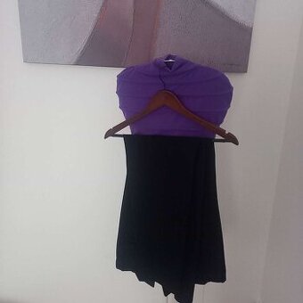 Panske čierne elegantne nohavice Zara