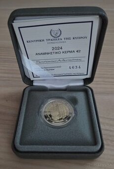 Cyprus pamätná 2 euro minca - 20 rokov v EÚ 2024