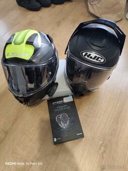 Predám moto prilbu + interphone tour