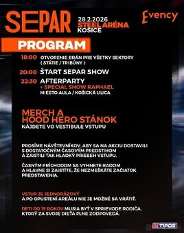 SEPAR - 28.02.2026 lístky státie (silver)