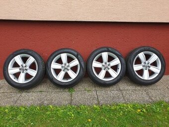 Alu disky VW 5x112 R17 + Letné pneu 215/55 R17