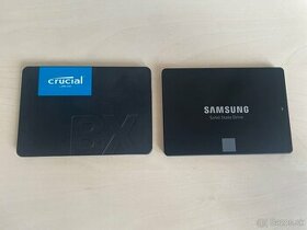 SSD 500GB 2x, Samsung, Crucial