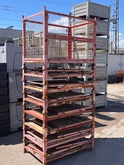 Predám kovové transportné boxy /gitterbox/