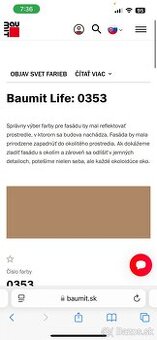 Fasádna omietka Baumit