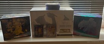 Pokemon sealed produkty + Karty