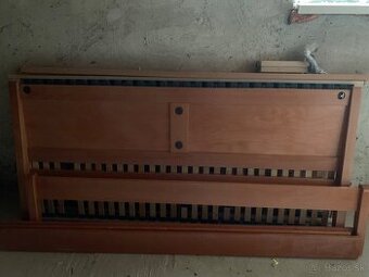 Postel manzelska bukova masov 180x200 cm