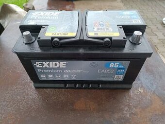 Predám autobatériu Exide Premium EA852 – 85Ah, 12V, 800A