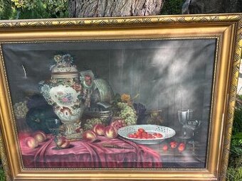 Starožitny obraz olejomaľba