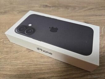 iPhone 16 128 GB black nerozbaleny