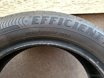 Predám letné pneu Goodyear 205/55 R17 91V DOT 2024