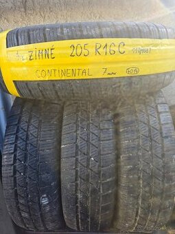 Predá 4x zimné pneu 205 R16C
