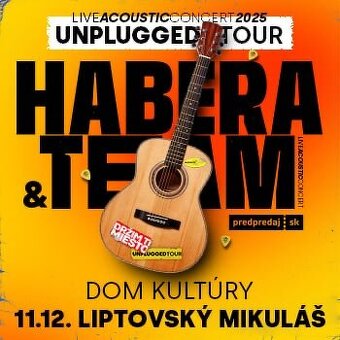 Predám dva lístky na Pala Haberu v LM