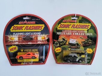 modely Majorette SONIC FLASHERS - Porsche 928 Military truck