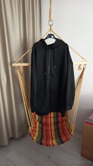 Dámska predĺžená mikina XL-XXL nová čierna