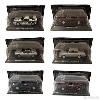 Zberateľské kovové modely Lancia v mierke 1:43