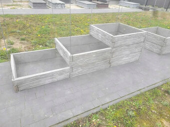 Betónový vyvýšený záhon 200 x 100 x 40 cm - AKCIA