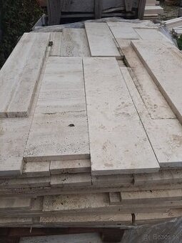 predám travertín 2cm parapet, dlažba rozmer cca 100x15cm