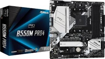 Predám základnú dosku ASRock B550M Pro4 (AM4)