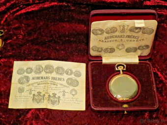 KOMPLETNÁ SADA VRECEČNÝCH HODINIEK LOUIS AUDEMARS FRERES 105