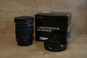 Objektív Sigma 17-50 f/2.8 EX DC OS - Canon